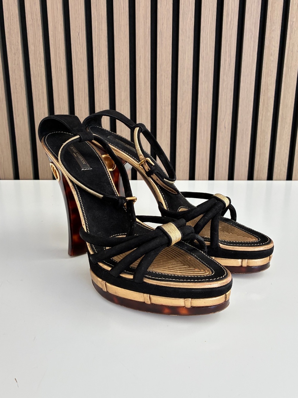 Auth VTG LOUIS VUITTON Limited Edition Heels